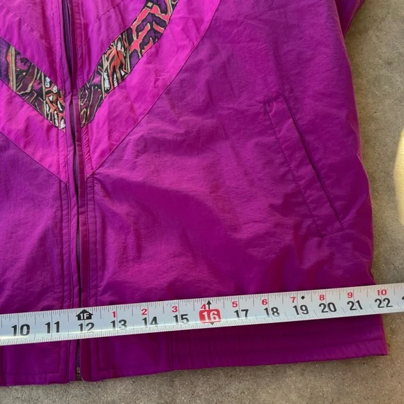 Vintage HEAD 90s Purple Pink Native Aztec Jacket Women's Size Medium